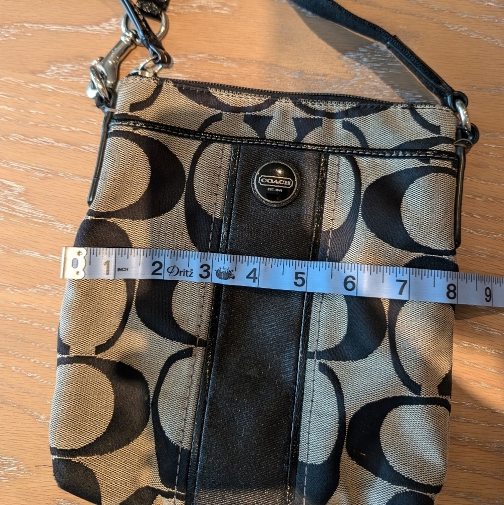Coach signature crossbody messenger bag - Picture 3 of 5